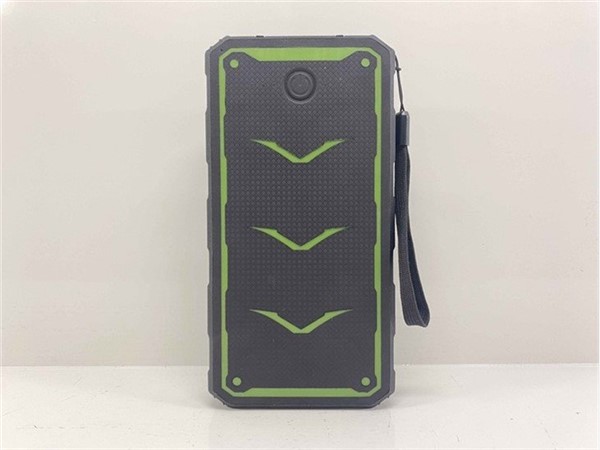 Solar Power Bank with 4 Wires for Mobile Wireless Charging